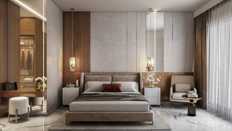 Bedroom, bhoomi-simana 2 Bedroom 709 Sq.Ft. Apartment In Parel Mumbai 10007327