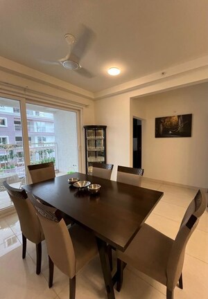 Living Room in 3 BHK Apartment at Prestige Beverly Hills, Kokapet – for Rent