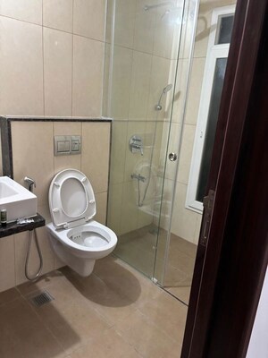 Bathroom in 2.5 BHK Apartment at L&T Raintree Boulevard, Hebbal – for Rent