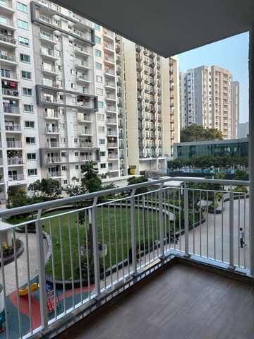 Balcony in 2.5 BHK Apartment at L&T Raintree Boulevard, Hebbal – for Rent