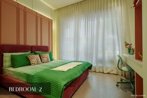 Bedroom in 3 BHK Apartment at Shapoorji Pallonji Kingstown, Hadapsar – for Sale