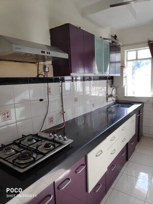 Kitchen in 3 BHK Apartment at Shubh Nirvana, Viman Nagar – for Rent