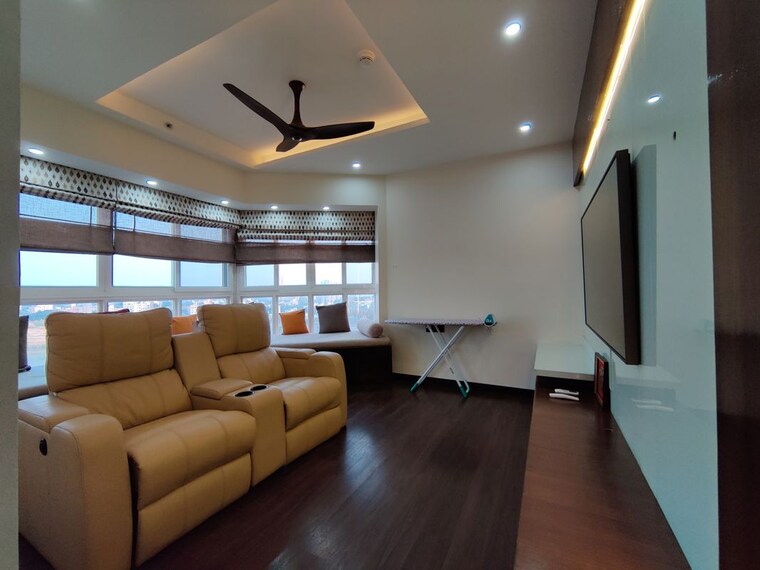 Living Room, bhartiya-nikoo-homes-phase-2 4 Bedroom 2261 Sq.Ft. Apartment In Thanisandra Main Road Bangalore 10007787