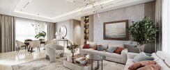 3 BHK + Servant Room,Study Room Apartment For Sale in Rustomjee Vista Bay