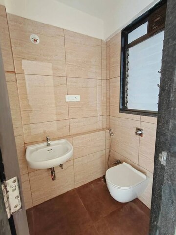 Bathroom in 2 BHK Apartment at Chandak 34 Park Estate, Goregaon West – for Rent