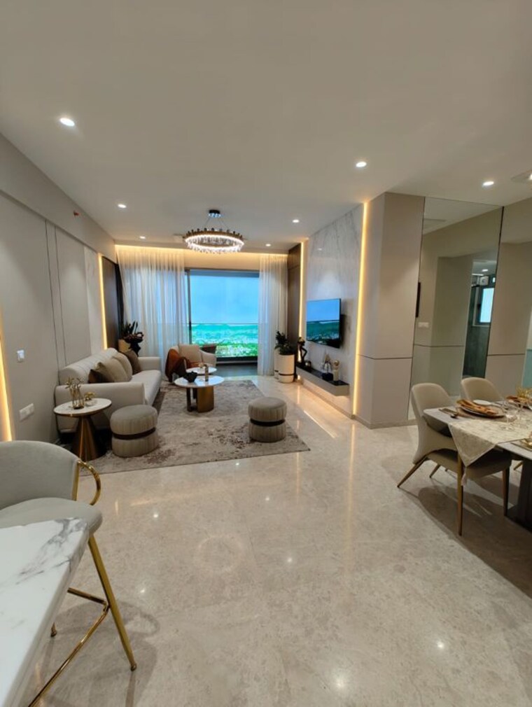 Living Room, sector 16 sanpada 2 Bedroom 809 Sq.Ft. Apartment In Sector 16 Sanpada Navi Mumbai 10007949