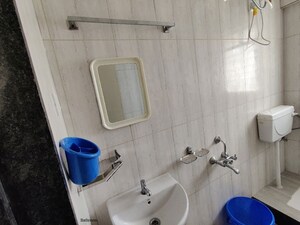 Bathroom in 1 BHK Apartment at Gera Shrishti, Wagholi – for Rent