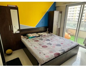 Bedroom in 2 BHK Apartment at Sukhwani Skylines, Wakad – for Rent