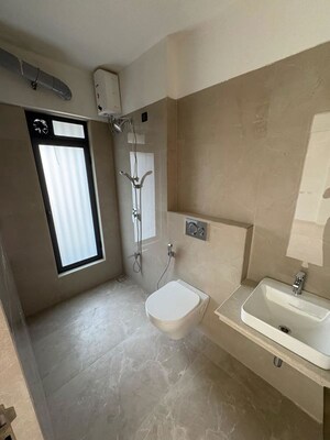 Bathroom in 3 BHK Apartment at Vile Parle West – for Rent