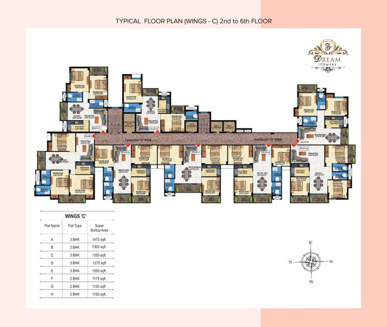 Master Plan, argora 3 Bedroom 1500 Sq.Ft. Apartment In Argora Ranchi 10008131
