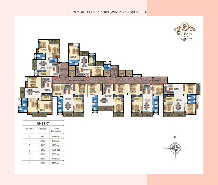 Master Plan, argora 3 Bedroom 1500 Sq.Ft. Apartment In Argora Ranchi 10008131