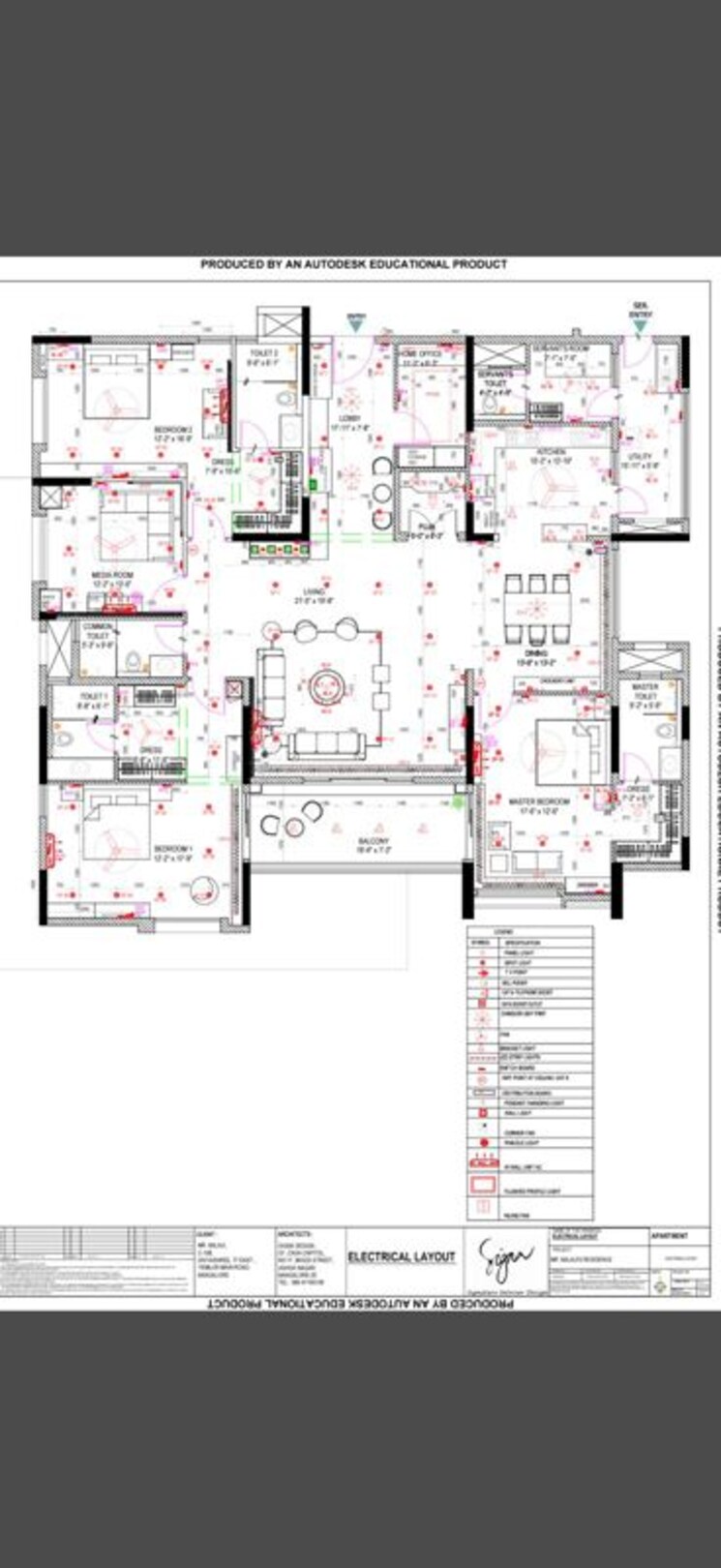 Floor Plan, divyasree-77-east 3.5 Bedroom 3600 Sq.Ft. Apartment In Marathahalli Bangalore 10008170