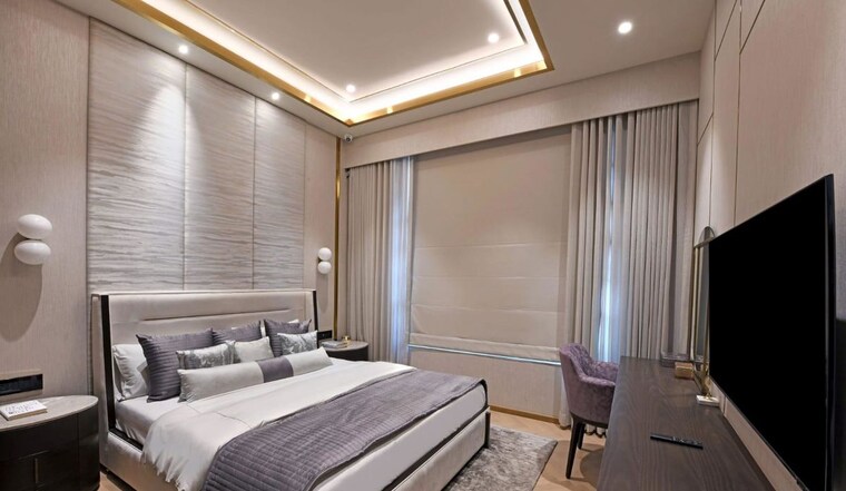 Living Room, bhoomi-simana 3 Bedroom 1380 Sq.Ft. Apartment In Parel Mumbai 10008258