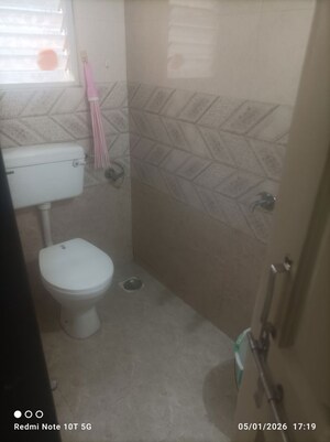 Bathroom in 1 RK Independent House at ABC Square, Pradhikaran – for Rent