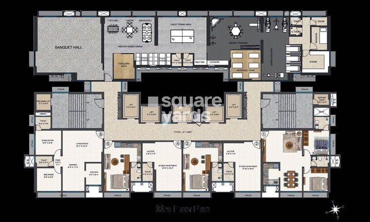 Floor Plan, mayfair-the-view 2 Bedroom 619 Sq.Ft. Apartment In Vikhroli West Mumbai 10008339