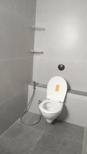 Bathroom in 2 BHK Apartment at MS Santiago Nest, Wakad – for Rent