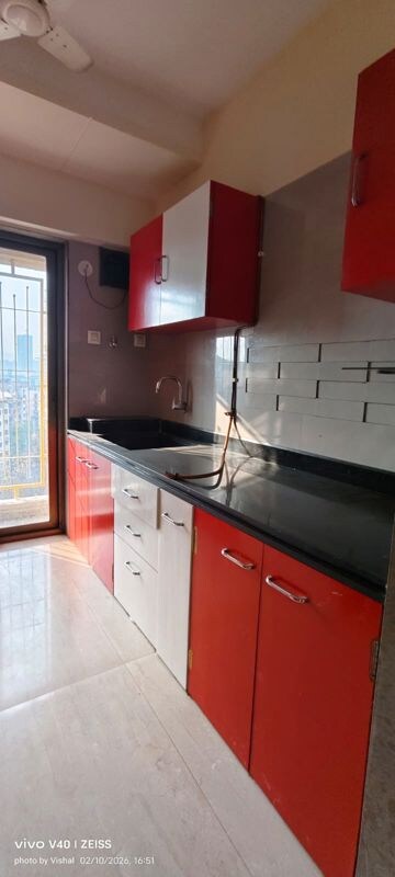 Kitchen in 2 BHK Apartment at Palacia Kingston, Thane West – for Rent