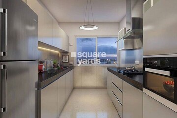 Kitchen in 2 BHK Apartment at L&T Emerald Isle, Powai – for Rent