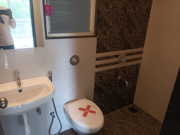 Bathroom in 3 BHK Apartment at Kanifnath Archana Paradise, Mohammadwadi – for Sale