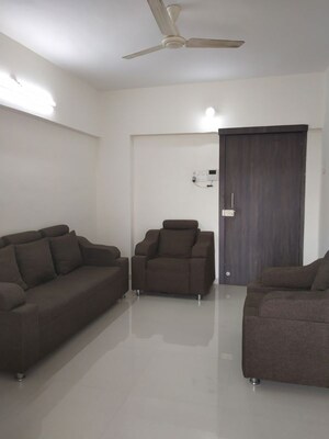 Living Room in 1 BHK Apartment at Kamal The Wave, Wakad – for Rent