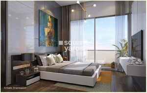 Bedroom in 2 BHK Apartment at Vaibhavlaxmi Templum Heights, Vikhroli East – for Rent