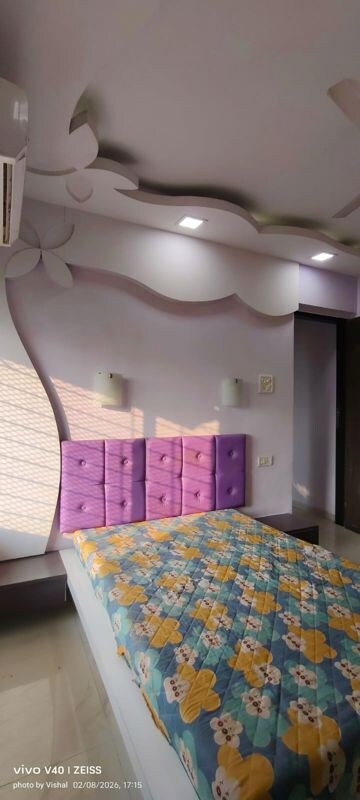 Bedroom in 1 BHK Apartment at Rosa Classique, Kasarvadavali – for Rent