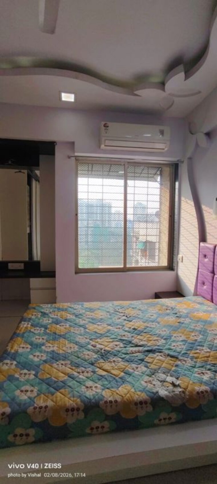 Bedroom, rosa-classique 1 Bedroom 425 Sq.Ft. Apartment In Kasarvadavali Thane 10008552