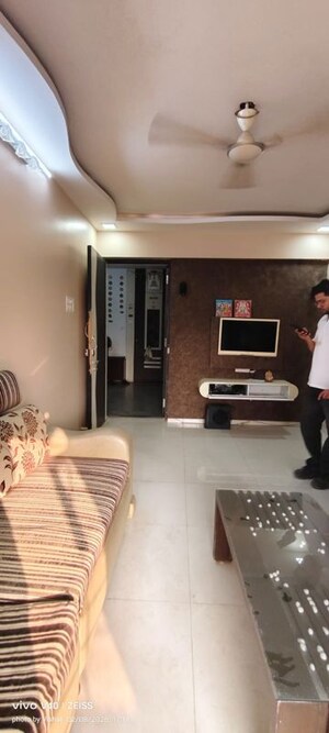 Living Room in 1 BHK Apartment at Rosa Classique, Kasarvadavali – for Rent