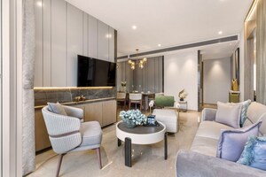 Living Room in 3 BHK Apartment at Dosti Greenscape, Hadapsar – for Sale