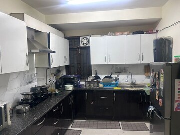 Kitchen in 3 BHK Apartment at Palm Residency Chhatarpur, Chattarpur – for Rent