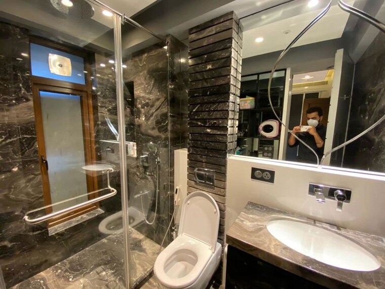 Bathroom, k-l-mehrise 3 Bedroom 1450 Sq.Ft. Apartment In Santacruz West Mumbai 10008188