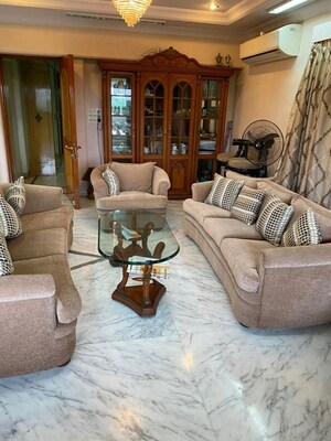 Living Room in 4 BHK Apartment at Khar West – for Sale