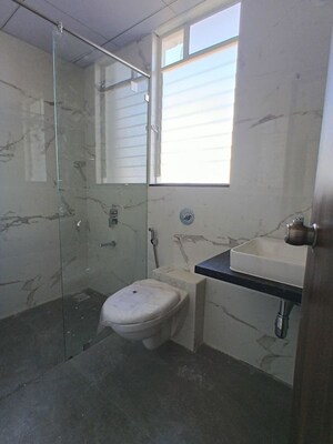 Bathroom in 3 BHK Apartment at Goel Ganga Serio, Kharadi – for Rent