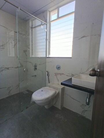 Bathroom in 3 BHK Apartment at Goel Ganga Serio, Kharadi – for Rent