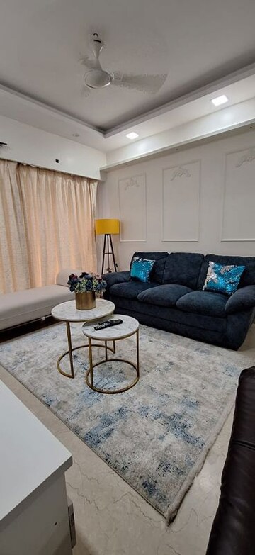 Living Room in 2 BHK Apartment at Courtyard by Narang Realty and The Wadhwa Group, Pokhran Road No Two – for Rent