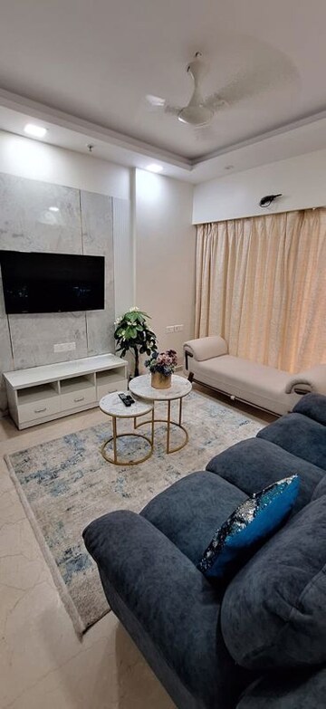 Living Room in 2 BHK Apartment at Courtyard by Narang Realty and The Wadhwa Group, Pokhran Road No Two – for Rent
