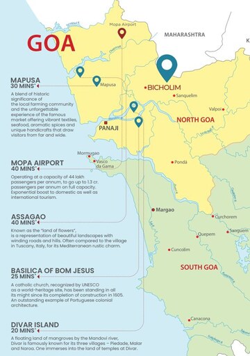 1 BHK Apartment – Map Location View at Bicholim - for Sale