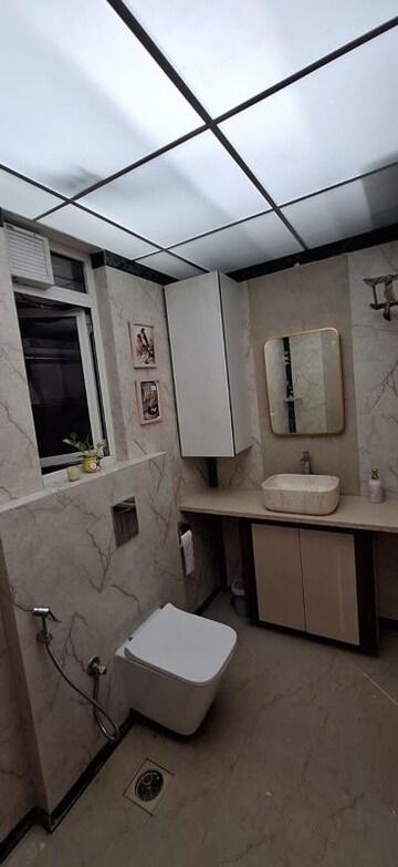 Attached Bathroom in 2 BHK Apartment at Courtyard by Narang Realty and The Wadhwa Group, Pokhran Road No Two – for Rent