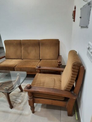 Staircase in 2 BHK Apartment at Galaxy Royale, Gaur City 2 – for Rent