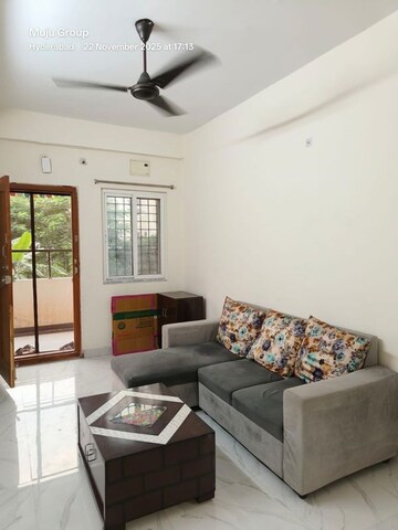 Living Room in 2 BHK Apartment at Moon Rocks Placido, Puppalaguda – for Rent
