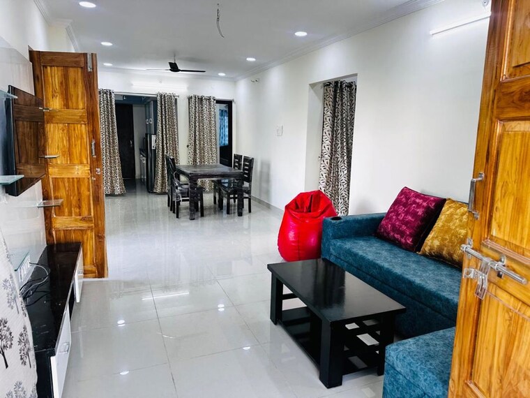 Living Room, moon-rocks-placido 2 Bedroom 1300 Sq.Ft. Apartment In Puppalaguda Hyderabad 10008939