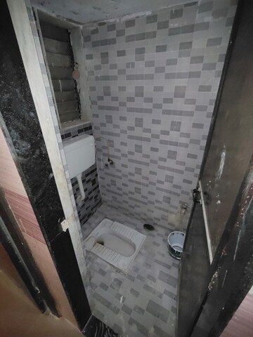 Bathroom in 1 BHK Apartment at Sai Leela Tower, Nalasopara West – for Rent