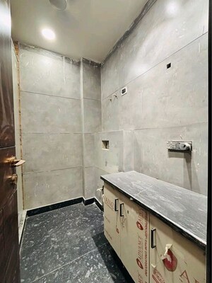 Bathroom in 3 BHK Apartment at Chattarpur – for Rent