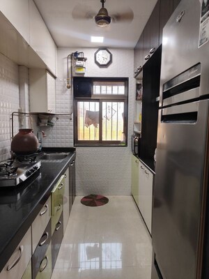 Kitchen in 2 BHK Apartment at Dosti Vihar, Samata Nagar – for Rent