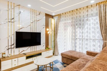 Living Room in 3 BHK Apartment at SNN Raj GreenBay, Electronic City Phase ii – for Rent