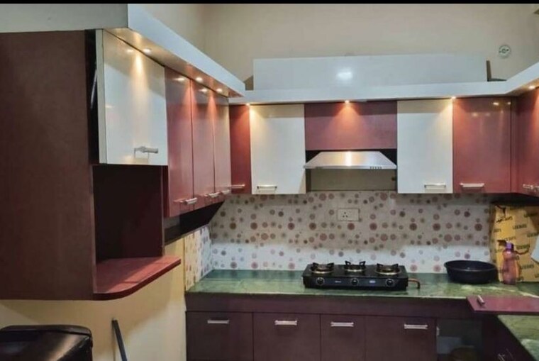 Kitchen, the mall avenue 3 Bedroom 1200 Sq.Ft. Apartment In The Mall Avenue Lucknow 10009102