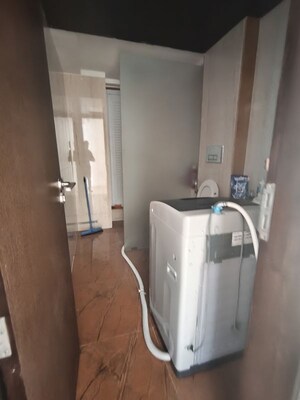 Bathroom in 2 BHK Apartment at Ruparel Ariana, Parel – for Rent