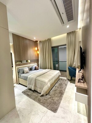 Bedroom in 2 BHK Builder Floor at Delta Aveon City, Rabale – for Sale