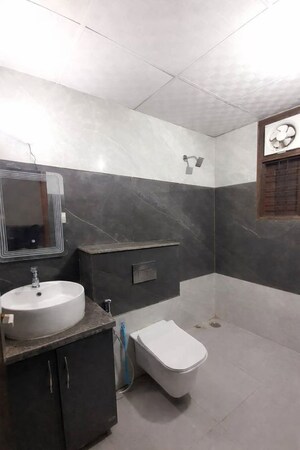 Bathroom in 3 BHK Builder Floor at Saket – for Rent