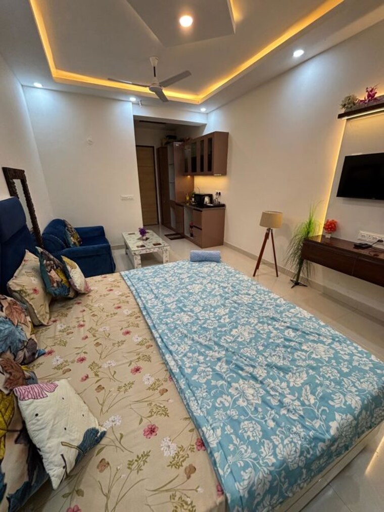 Bedroom, gaur-city-center Studio 700 Sq.Ft. Apartment In Sector 4 Greater Noida Greater Noida 10009234
